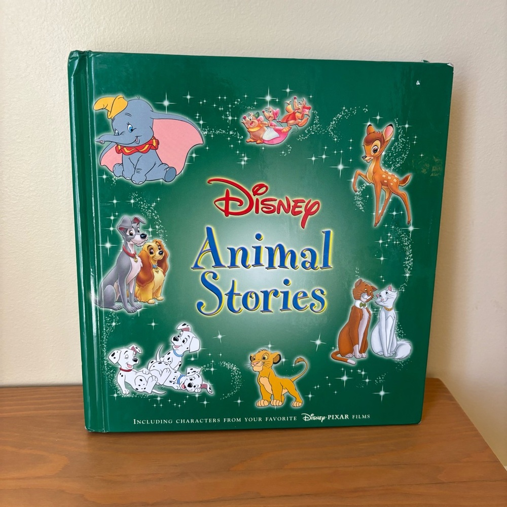 Disney Animal Stories Book - Hardcover - Classic Stories Children's book Vintage